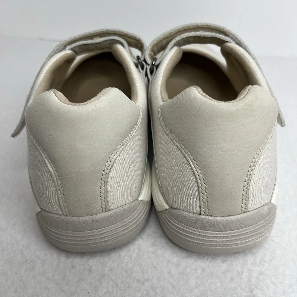 DREW ivory leather